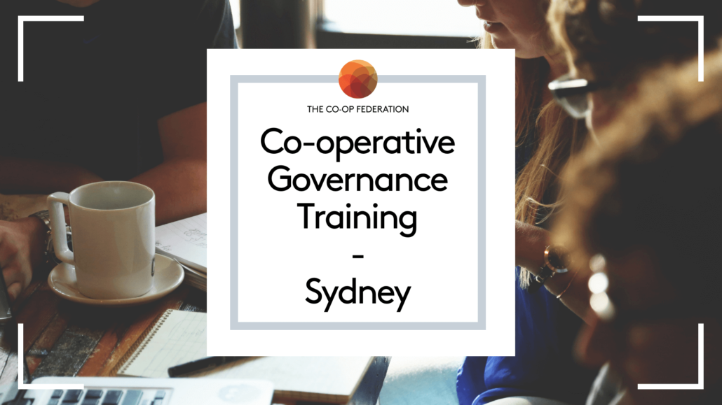 Co-operative Governance Training - Sydney