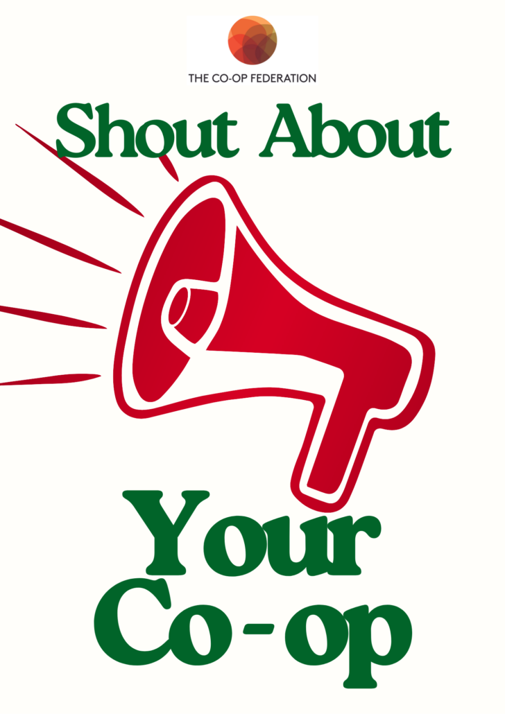 Shout About Your Co-op Poster